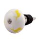 Yellow Standing Rein Deer Pattern Ceramic Wine Stopper (Pack Of One Piece)